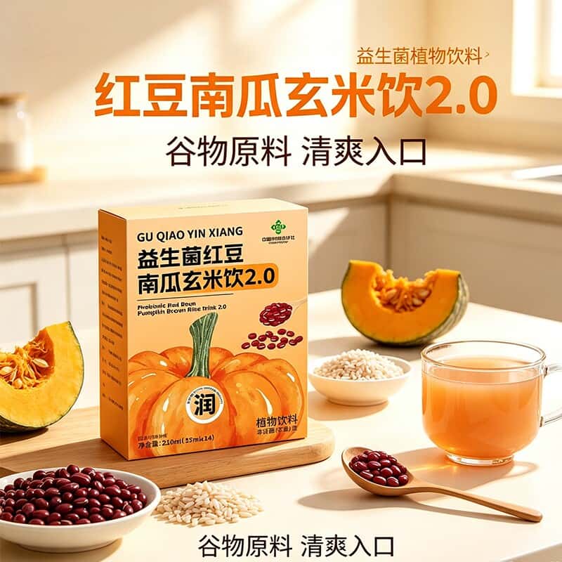 益生元红豆南瓜玄米饮2.0三伏天成人免煮养生饮三伏饮植物饮料