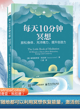 每天10分钟冥想 放松身体、充沛精力、提升创造力(英)帕特里奇亚·科拉德(Patrizia Collard) 著 仁虚 译电子工业出版社