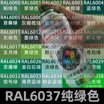 RAL6037纯绿色自动喷漆