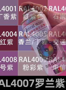 RAL4007罗兰紫色自动喷漆4006交通紫4008信号紫自喷漆金属防锈漆