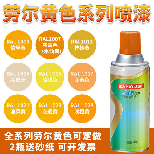 三和劳尔黄色漆定做手摇自动喷漆