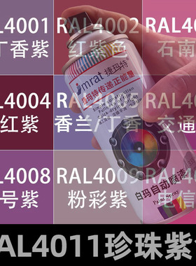 RAL4011珍珠紫色自动喷漆4006交通紫4008信号紫自喷漆金属防锈漆