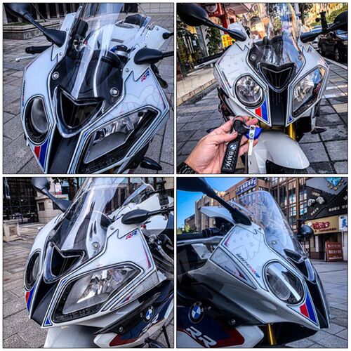 适用于BMWd S1000RR 2009-2014年改装全车贴车头贴油箱贴尾翼贴花