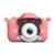 Camera + Mickey Silicone Case (Pink)