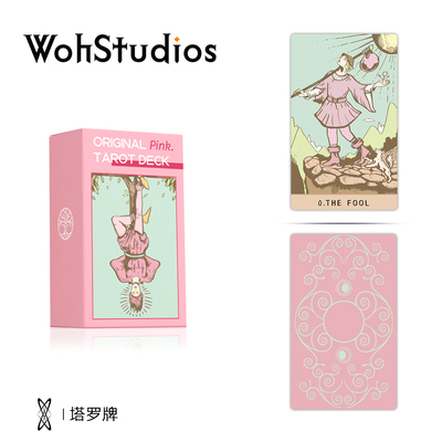【Woh】粉彩伟特塔罗牌初学新手用 粉彩迷你版塔罗 星菱卡集 维特