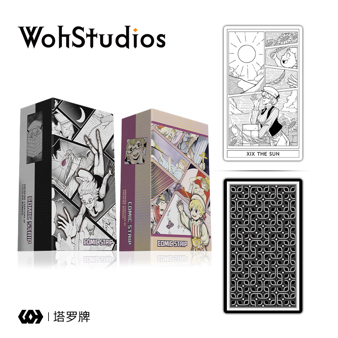 【Woh】塔罗牌连载漫画泛伟特系卡牌 卡罗牌78张维特牌 塔luo桌游