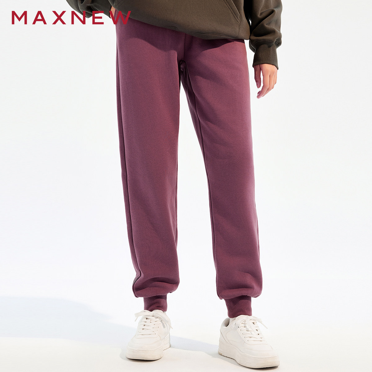 【门店同款】马恩MAXNEW女装新款休闲裤束脚卫裤秋冬裤子加绒时尚,女装/女士精品,卫裤,淘宝优惠券,粉丝福利购,淘宝优惠卷