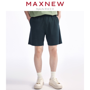 【门店同款】马恩MAXNEW男装2024夏季新款短裤多色五分裤棉质男裤