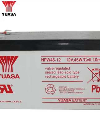 YUASA汤浅蓄电池12V100AH65AH38AH24AHNP7-12免维护直流屏UPS电源