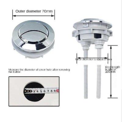 Universal Fits 38mm/48mm/58mm Hole Toilet Button Cover