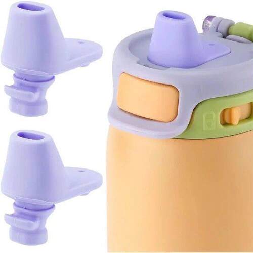 2pcs Soft Water Bottle Silicone Mouthpiece Water Bottle