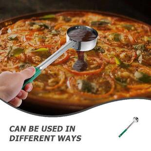 Stainless Steel Sauce Spoon Pizza Portion Control Ladle