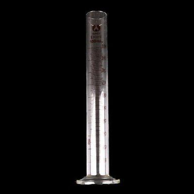 1PC Thick Glass Graduated Measuring Cylinder 100 mL Single