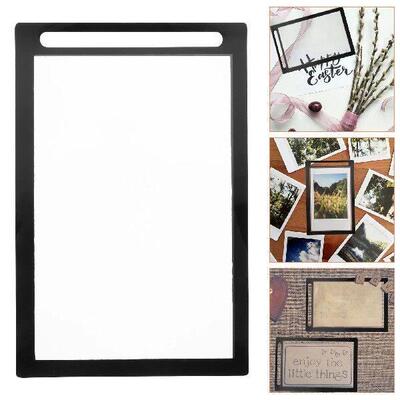 6pcs PVC Card Sleeves Protective Covers for Photos Table