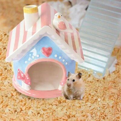 Hamster House Cool Bed Hamster Home Creative Chinchilla Hut