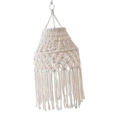Macrame Lampshade Woven DIY Lighting Fixtures Hanging Lamp