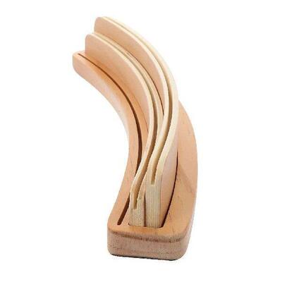 Wooden Display Stand Tray Card Holder Board Game Base