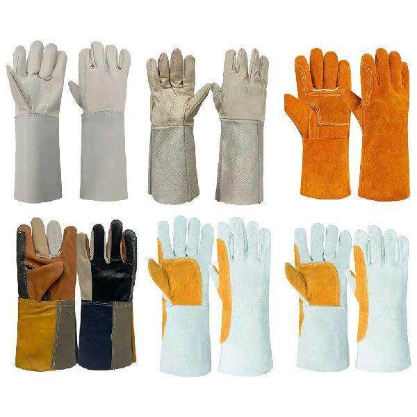 Welding Gloves Leather Fire And Heat Resistant Garden