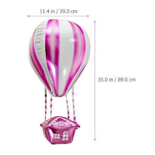 4 Pcs Kids Toys Aluminum Film Balloon Hot Air Foil