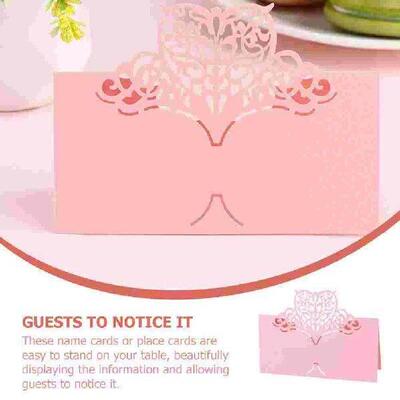 25 Pcs Decor Table Card Blank Place Cards Business for