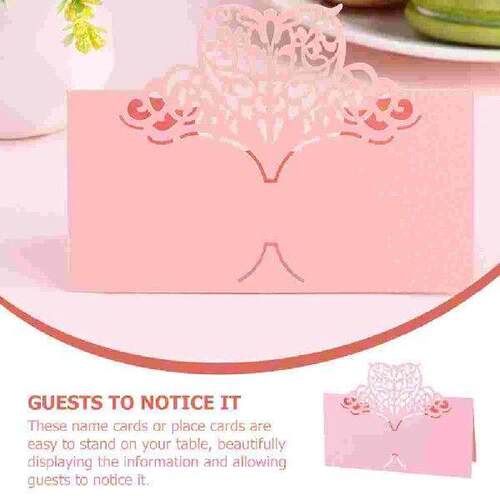 25 Pcs Decor Table Card Blank Place Cards Business for