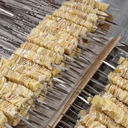 签里缘千层筋牛腩筋串牛筋皮串烧烤油炸夜市半成品批发商用