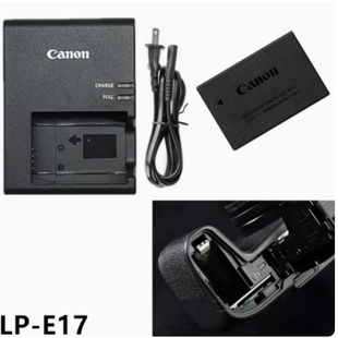 800D 850D 77D 佳能EOS E17电池 760D 750D单反相机LP 充电器 R10