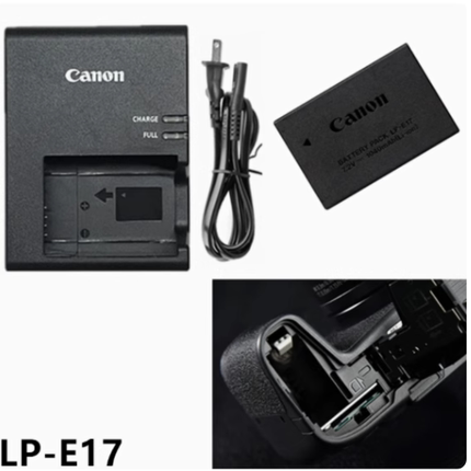 佳能EOS R10 760D 800D 850D 77D 750D单反相机LP-E17电池/充电器