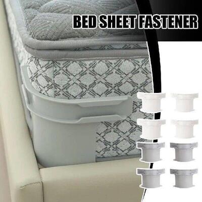 4Pcs Adjustable Bed Sheet Clips Non-slip Invisible