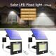 Light LED Solar PIR Flood Lamp Sensor Wall Motion