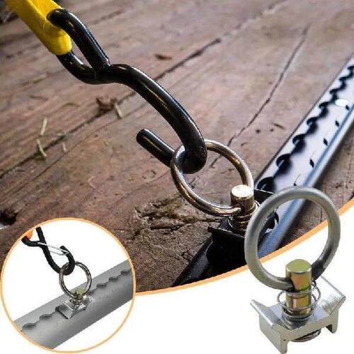 L Track Tie-Down System Aluminum Delivery Tie-Down Rail For