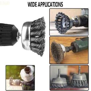 Y5GD Shank Steel Wire Wheel Brush For Metal Rusts Removal