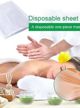 90pcs Bed Sheets Transparent Plastic Disposable Bed Cover