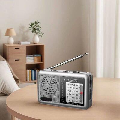 Full Band Receiver Battery Operated Broadcast Radio with