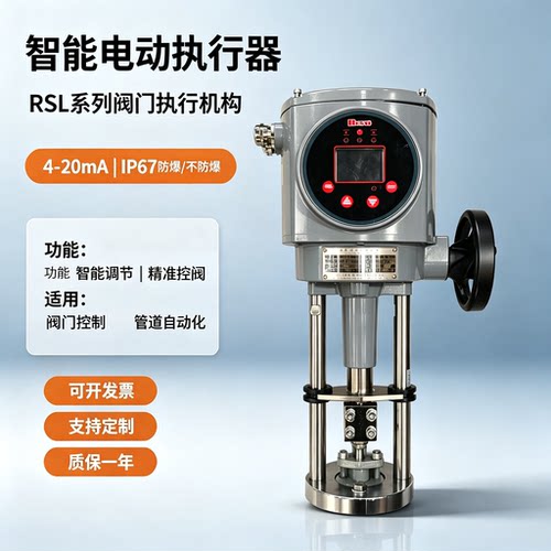 精准电动执行器阀门自动化4-20mAIP67支持定制智能调节RSL全系列