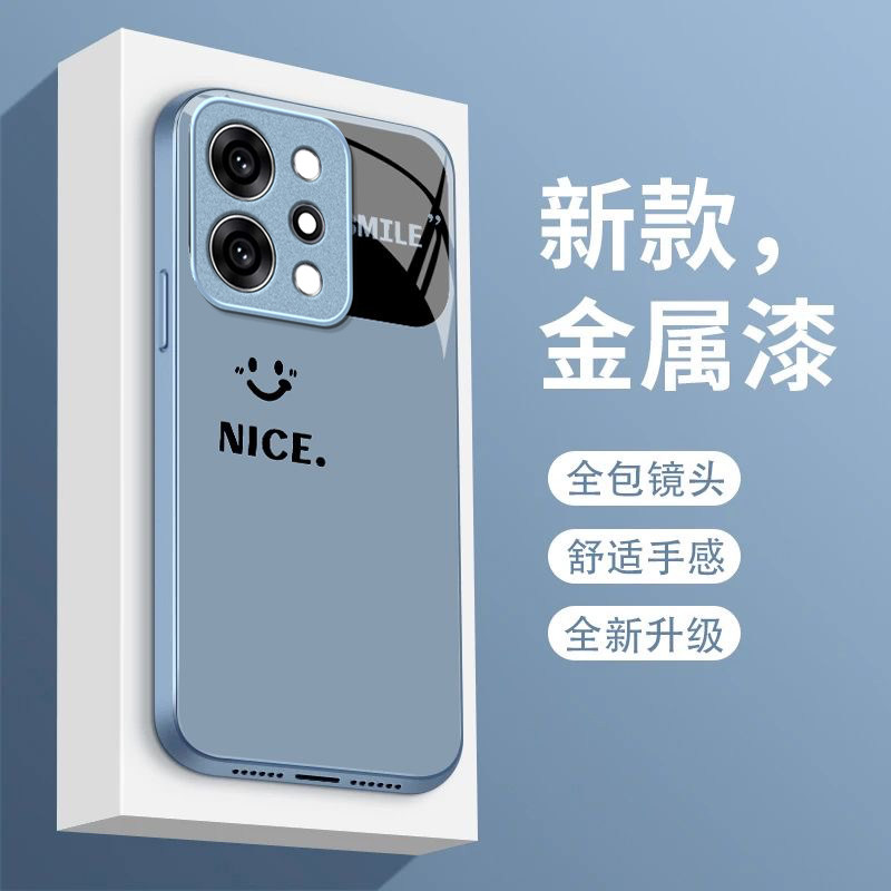 微笑视窗适用OPPOReno15Pro手机壳opporeno14/1高级12/11新款10/9/8Pro+玻璃7/4seoppo5k硬壳3/6Pro5g防摔2z