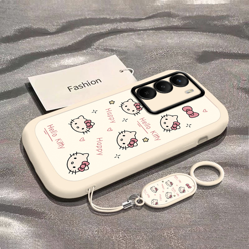 适用realme真我V70手机壳V70s保护套RMX3946新款3948外壳realmeV7O软壳硅胶OPPO全包5G防摔OPPOV女生可爱kt猫