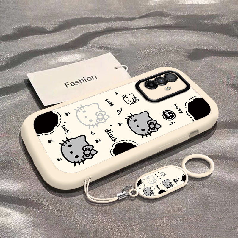 适用OPPOA95手机壳OPPO新款A95 5G套OPA/OPPA外壳A955G高级OPP0PP0PPO全包PPOA/OPOA防摔OPOPA软壳女可爱kt猫