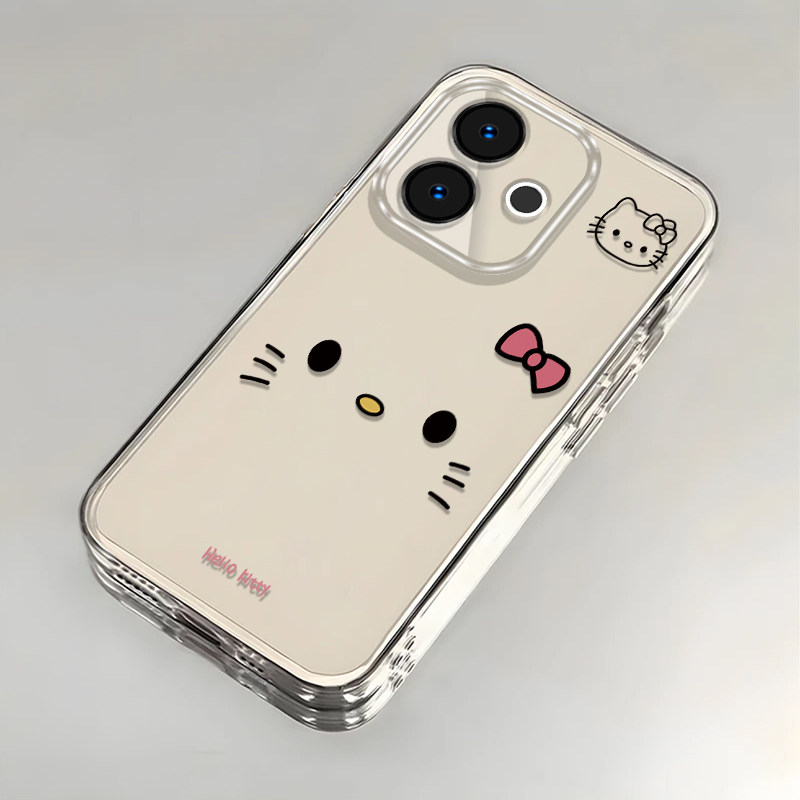 可爱kt猫适用OPPOA5活力版手机壳新款PKV110防摔镜头全包男女挂绳创意透明软壳保护套高级感时尚个性小众情侣
