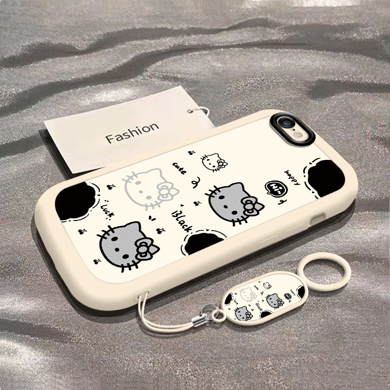 适用苹果6s plus手机壳iPhone6全包防摔保护套平果6s软壳硅胶小6六splus女生新款ip6p磨砂外壳钢化膜可爱kt猫
