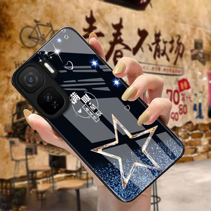 满眼星辰适用iQOONeo11手机壳iqooneo10pro+/9spro/855竞速版新款iqooneo8/7/6se玻璃硬壳iqooneo5高级感neo3
