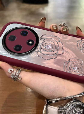 适用oppoA3pro手机壳2024新款A3por5G个性渐变羽纱PJY110硅胶套0pp0ppoa3女opa全包poopa防摔oppa曲屏pr0外壳