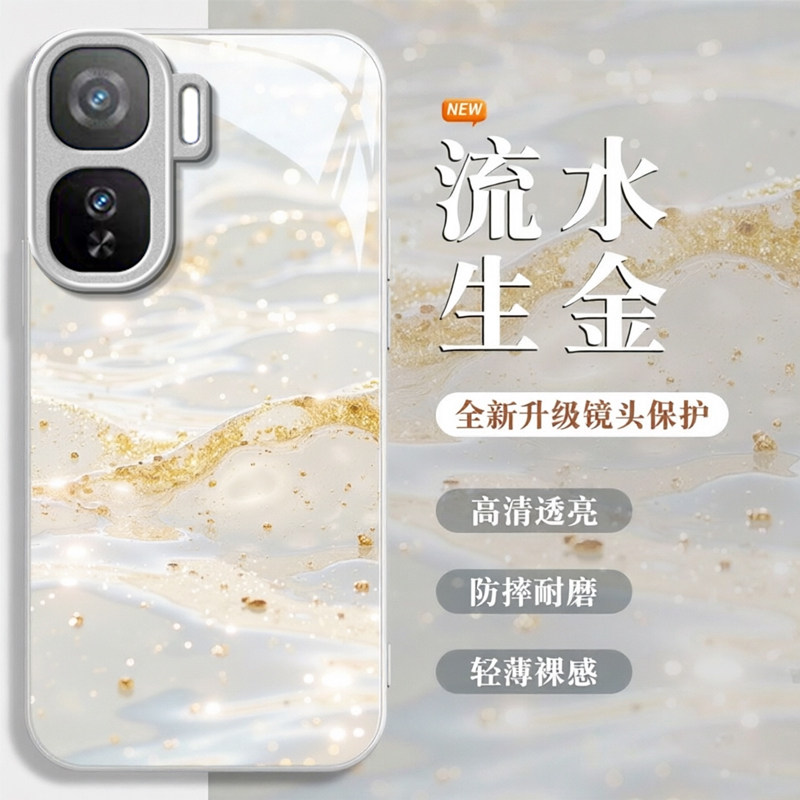 流水生金适用iQOONeo11手机壳iqooneo10pro+/9spro/855竞速版新款iqooneo8/7/6se玻璃硬壳iqooneo5高级感neo3