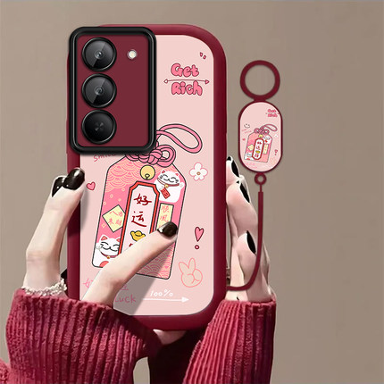 好运符适用红米Note15R手机壳红米Note14/13/12pro+新款12/11r高级note10/9全包5g防摔11se软壳turbo3/4Pro