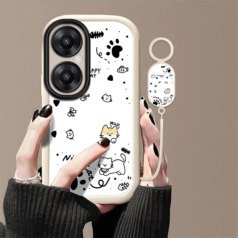 适用华为优畅享50Plus5G手机壳30e新款华为麦芒40/30/20/11/10se小猫鱼骨畅享80/70/60/50pro防摔10/9plusxz