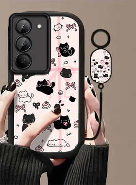 适用红米Note15R手机壳红米Note14/13/12pro+新款12/11r高级红米note10/9全包5g防摔11se可爱猫咪turbo3/4Pro