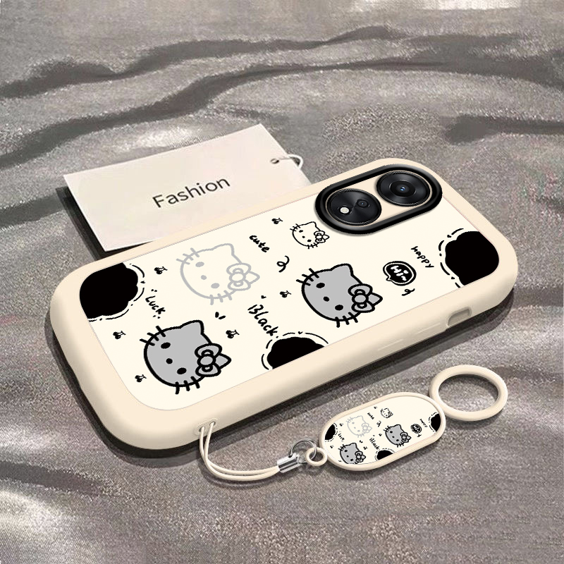 适用oppoa58手机壳新款A58X防摔全包phj110套0pp0a58ⅹ 5g硅胶α58的可爱kt猫外壳opa情侣2023年女生卡通opp