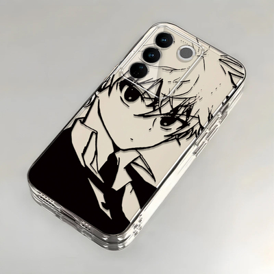 素描奇犽适用vivoS16Pro手机壳新款V2245A防摔镜头全包男女挂绳创意透明保护套高级感时尚潮外壳个性网红情侣