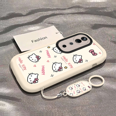 可爱猫咪适用vivoS19手机壳新款V2364A防摔镜头全包男女挂绳硅胶软壳保护套高级感时尚创意个性网红同款情侣