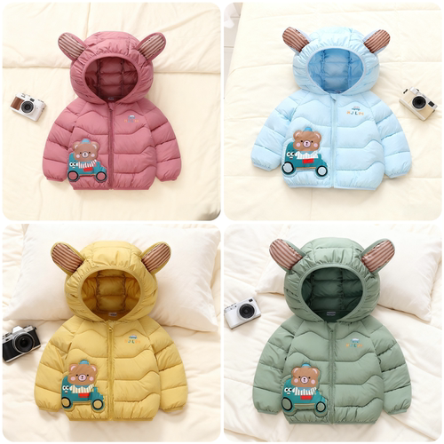 男女童可爱卡通棉袄保暖羽绒棉服